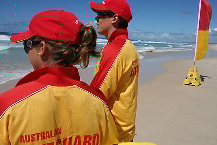 More than 50 lifeguards will be patrolling beaches along the north coast during coming days, with seas predicted to be quite rough. (Pic: sls.com.au)