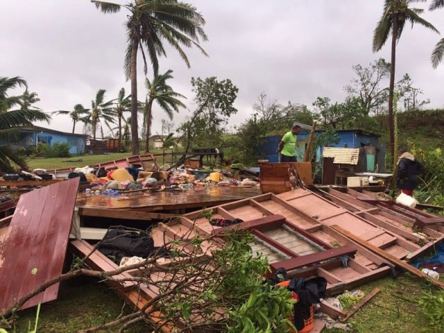 Tropical Cyclone Winston's destruction in Ba, Fiji. Photo EPA/Naziah Ali