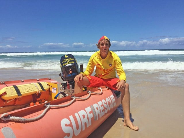 Sam Atkins plans to visit and patrol all 129 NSW club beaches.