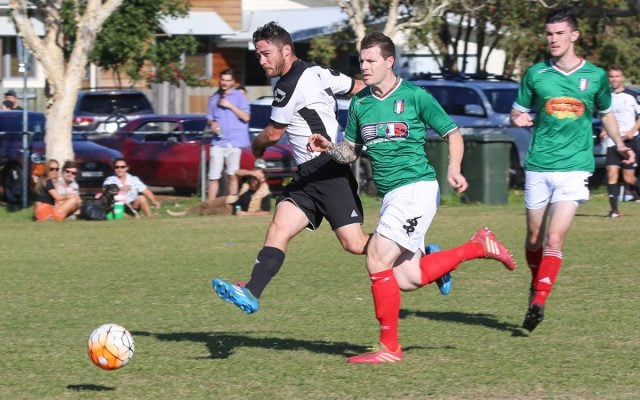 Golden Boot aspirant Aaron Walker sealed a 2–0 win for the Byron Bay Rams.