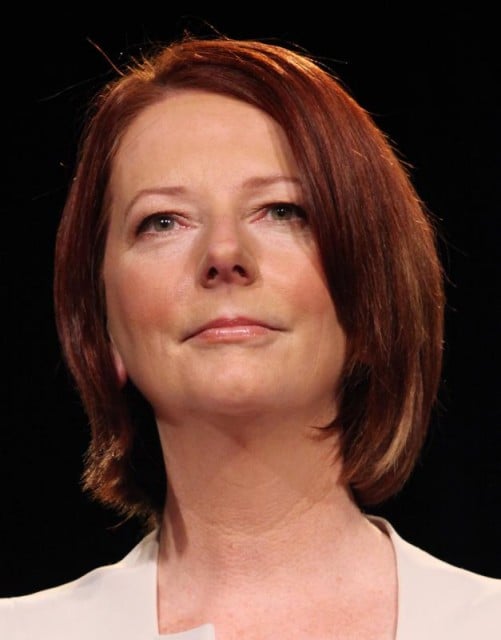 Former prime minister Julia Gillard. 