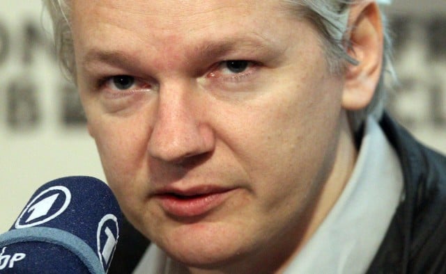 Wikileaks founder Julian Assange, who has been holed for years inside the Ecuadorean embassy in London. (file pic)