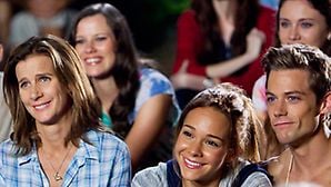 Some of the cast of the TV series The Camp included Australian actor Rachel Griffiths, left. Photo NBC