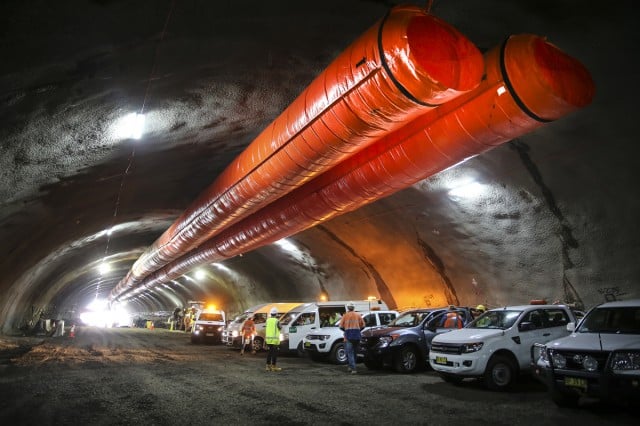 Progress on the tunnel under St Helena has achieved daylight!