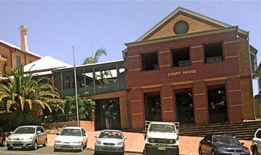 The Lismore courthouse. 