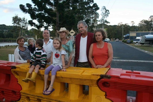 Residents of Riverside Crescent in Brunswick Heads were outraged when their public road was suddenly barricaded and closed off by NCHP, also blocking access to a public boat ramp. Photo Luis Feliu 