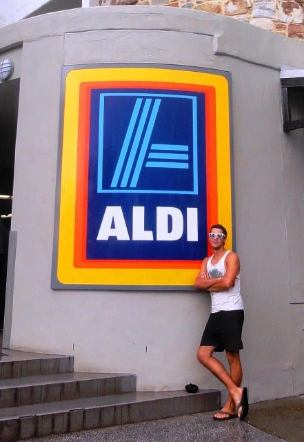 Byron Bay's ALDI is already popular with backpackers. Photo andyschaible.blogspot.com