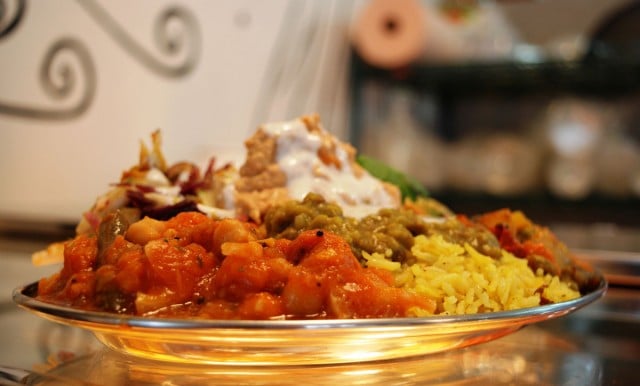 Daily buffet of light-filled foods. 