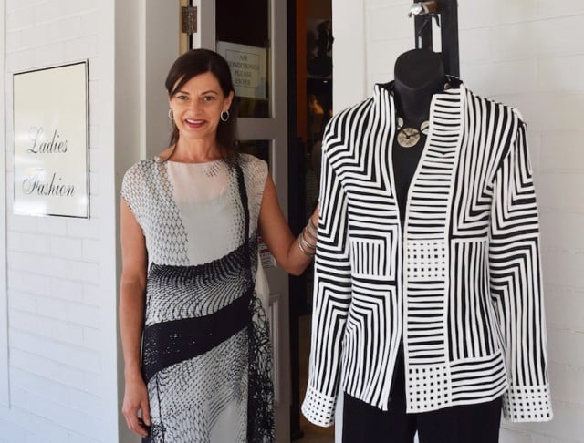 Wendy Fell, one of the sales assistants at the Anna Middleton Boutique in Byron Bay