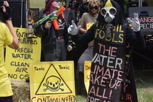 Rallies against CSG such as this one in Lismore last year look set to become a fixture in the northern rivers with the state's Gas Plan giving the green light to further exploration in the region. Photo Darren Coyne