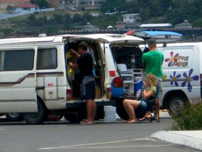 Byron Shire Council has committed to finding places for vanpackers to stay legally. Photo greynomads.com.au