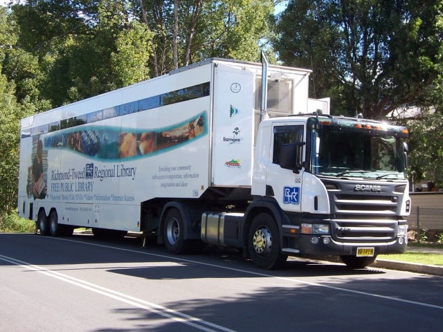 The Richmond-Tweed Regional Library Service's mobile library will now stop at Blakebrook and Goolmangar on alternate Thursday mornings.