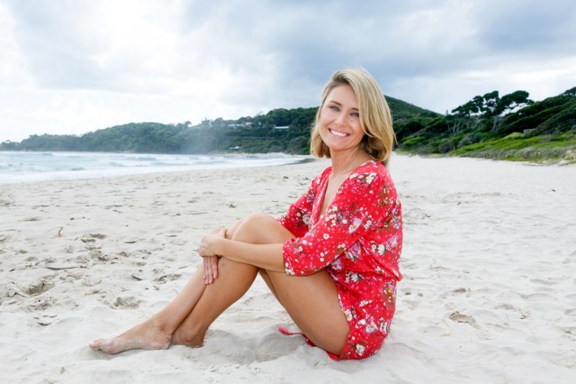 Taking to the Byron Bay lifestyle: Magdelena Roze. Photo Eve Jeffery