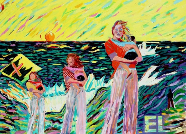 Peach Elias – Untitled 1 Oil on canvas 90x120cm