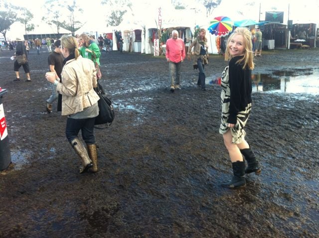 If you're heading to Bluesfest over Easter, don't forget the gumboots. Photo Tony Lembke