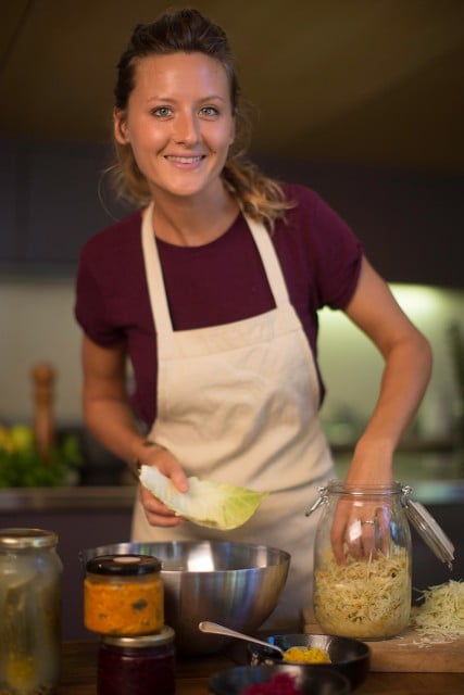 Anna Surrey: sauerkraut packs a powerful probiotic gut-punch. Photos: Evan Malcolm