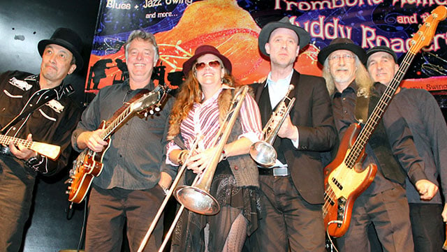 Trombone Kellie and the Muddy Roaders at Club Lennox on Sunday