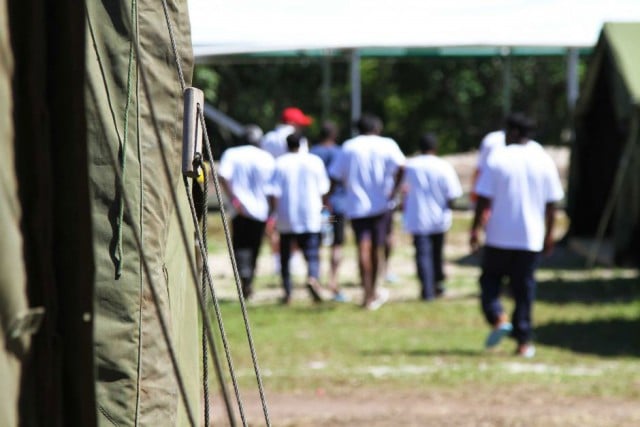 Nauru detention centre. Dept of Immigration file photo.