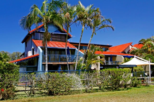 Byron Bay Beachfront Apartments. The managers of these apartments say amenity will be lost by the conversion of part of Denning Park into car parking. Photo contributed