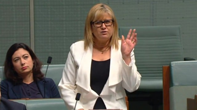 Richmond MP Justine Elliot speaks out against new PM Malcolm Turnbull yesterday.