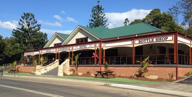 The new-look Mount Warning Hotel.