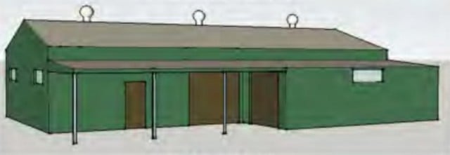A diagram of the proposed men's shed. Image Tweed Shire Council 
