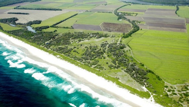 Real estate agency Corbett and Co recently advertised 23 hectares of Byron absolute beachfront land and had approaches from 14 different buyers from China. Photo Corbett and Co