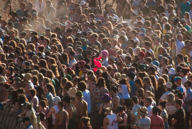 The 2015-16 Falls Festival crowd. Photo David Lowe