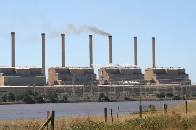 Victoria's Hazelwood power station has the dubious honour of being the dirtiest in the world. But its owners, French company Engie, are launching a bid to generate a terrawatt of electricity worldwide from solar by 2030. Photo Wikipedia