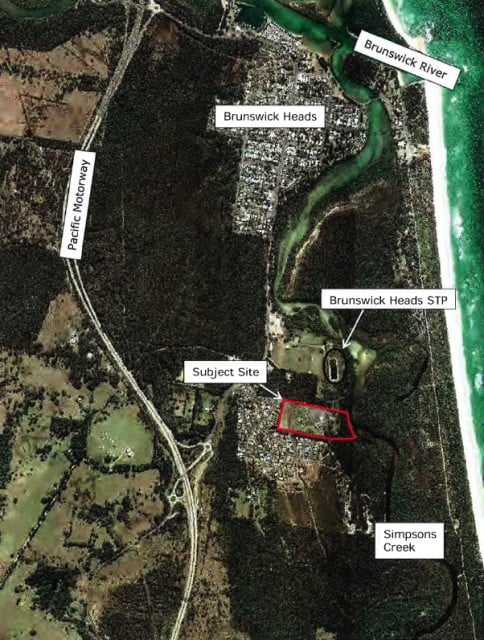 The DA for the Mills estate at bayside, Brunswick Heads, seeks to acquire all the designated 7B buffer zone/habitat area between the property boundary and Simpson’s Creek, including the public pathway, from Crown Lands for inclusion within the Mill’s development site. 