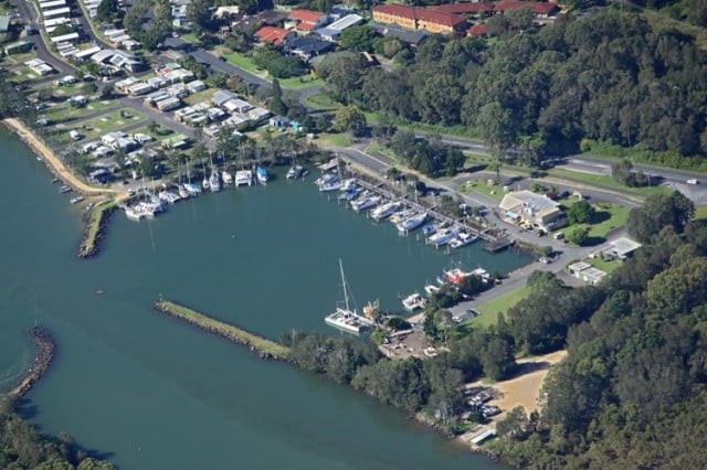 The boat harbour at Brunswick Heads. (picture www.brunswickheads.org.au