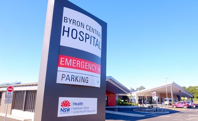 The new Byron Central Hospital is open for business, er, patients. Photo Jeff Dawson