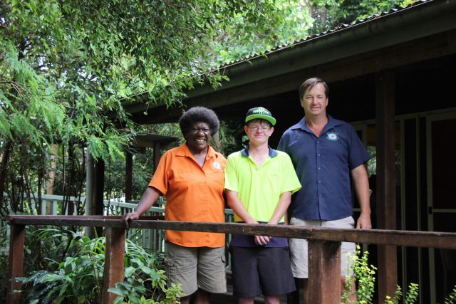 Leeanna Jenkins, Laim Reynolds and Nick Thom. (supplied)