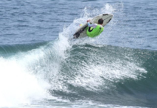 Mark ‘Mono’ Stewart on the charge. Photo Luke Marsden