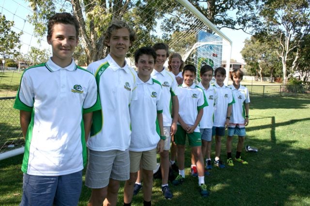 Just some of the Kingscliff Wolves who have set their sights on playing in the USA. Photo Contributed