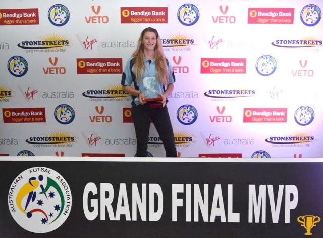 Krista played for the undefeated NSW side at the Nationals in September and was named the MVP. Photo Contributed