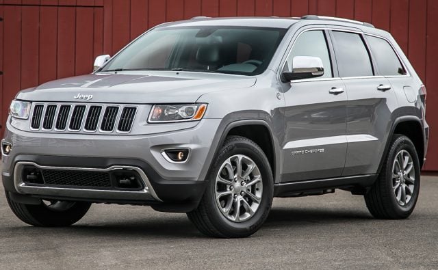 A grey Jeep Grand Cherokee similar to the one in which police allegedly found drugs and weapons, along with two children, at Tweed Heads yesterday. File photo