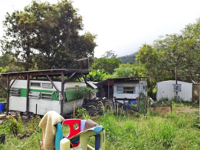 Illegal dwellings in Nimbin. Photo supplied by Lismore City Council