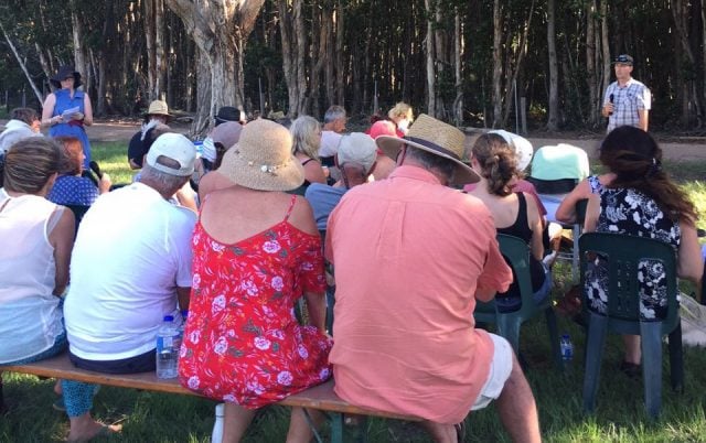 Sunday's meeting at North Byron Parklands attracted 51 people despite the heat. Photo NBP