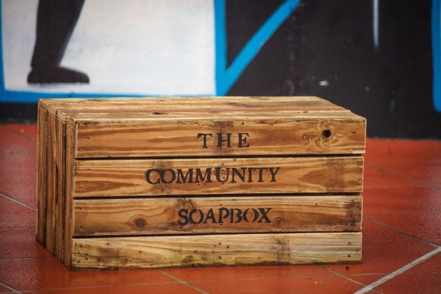 The Community Soapbox. Photo Tree Faerie.