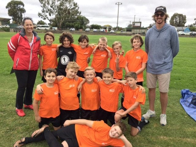 Inexperienced but keen, the Whales had a great trip to Armidale for a football tournament. Photo supplied 