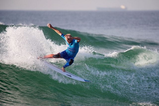 Stu Kennedy in complete control. Photo WSL/Smith