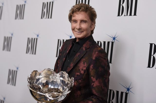 Barry Manilow, winner of the BMI Icon award, arrives at the 65th annual BMI Pop Awards at the Beverly Wilshire Hotel on Tuesday, May 9, 2017, in Beverly Hills, Calif. Photo Richard Shotwell/Invision/AP