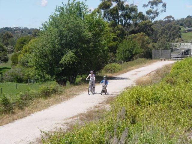 The Great Southern Rail Trail in Victoria. Photo gsrt.com.au