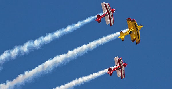 Leading aerobatics company Paul Bennet Airshows will be performing at the Aviation Expo. (supplied)