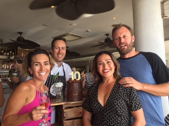 The Quattro team: (l to r) are Joanna and Alessandro, Angel and Paul.