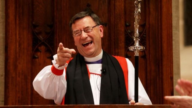 Anglican Archbishop of Sydney, Glenn Davies, has donated $1 million of the church's money to the NO campaign for marriage equality. Photo news.com.au
