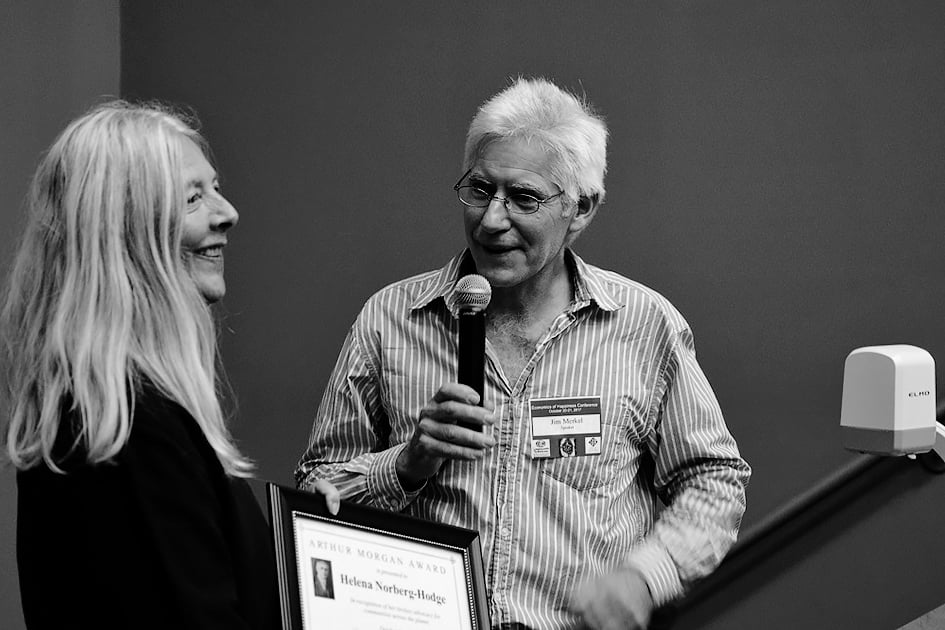 Helena NorbergHodge receives Arthur award The Echo