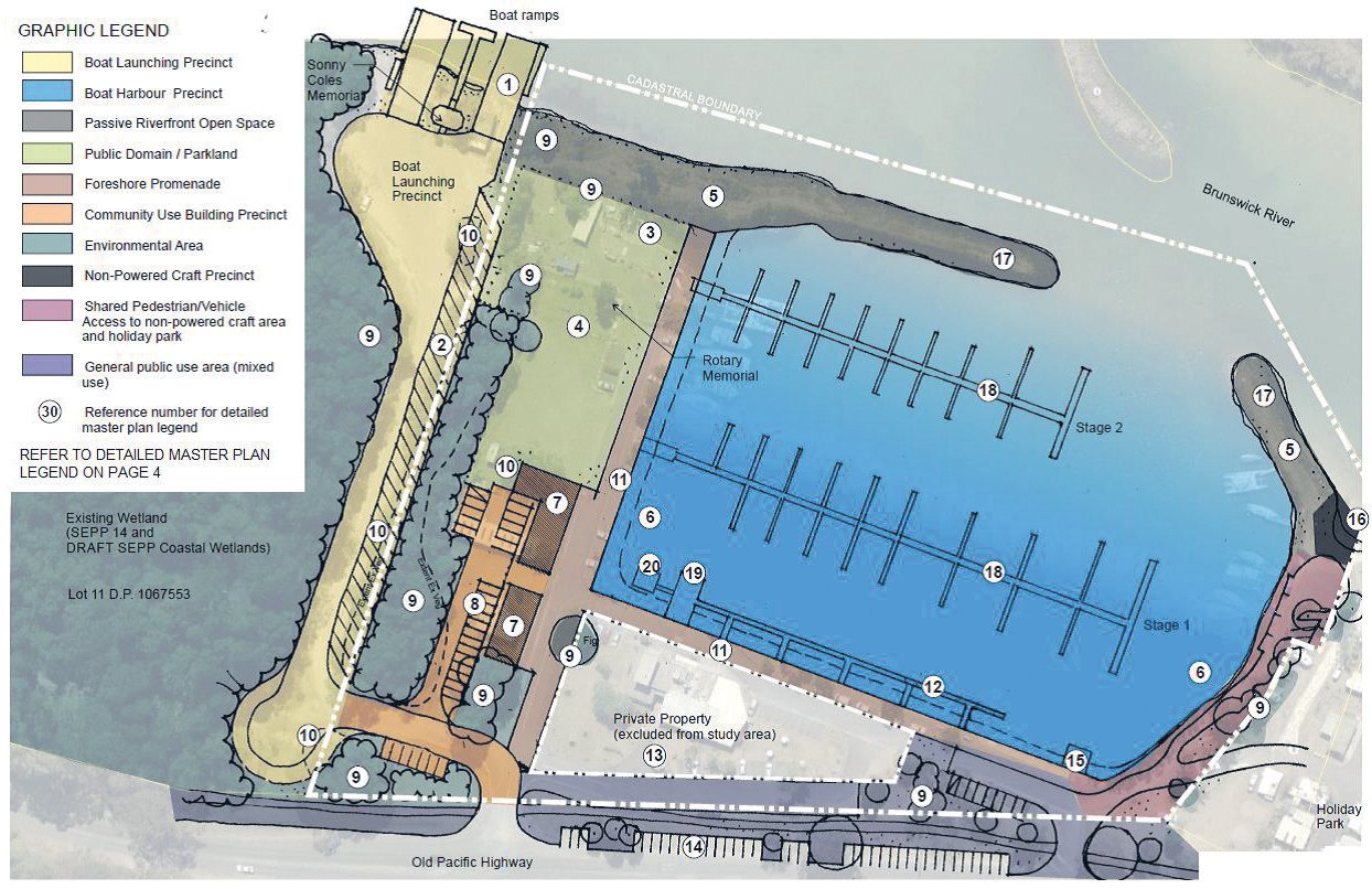 Revised draft Brunswick Heads boat harbour plan on display The Echo