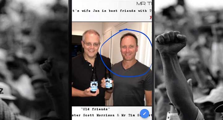 Scott Morrison’s friends in weird places